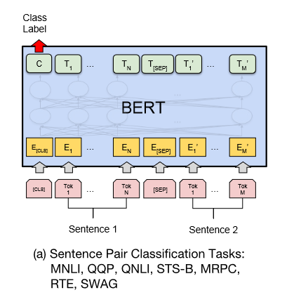 sentence pair classification tasks