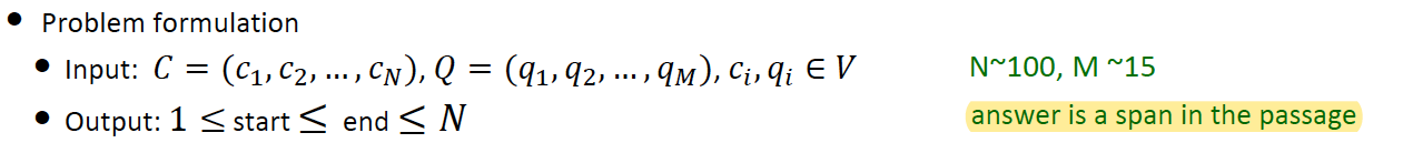 problem formulation